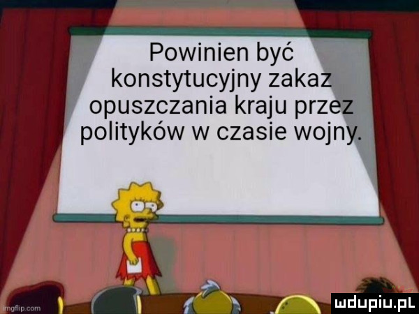 powinien być i i i konstytucyjny zakaą opuszczania kraju prz polityków w czasie woj f ę