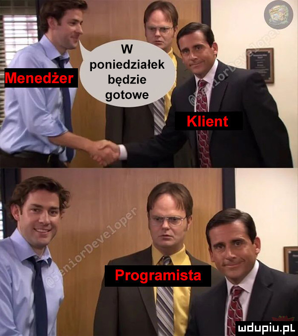 poniedziałek będzie