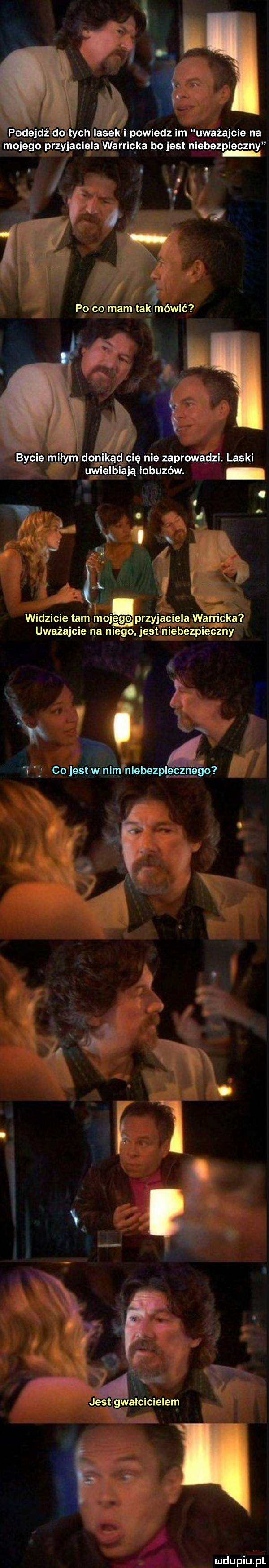 widzicie tam mojego przyjaciela marrieka uważajcie na niego jest niebezpieczny   co jestw nim niebezpiecznego lf