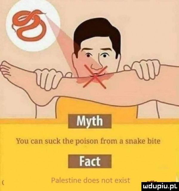 y-u cen suck tee poison from a snake bite