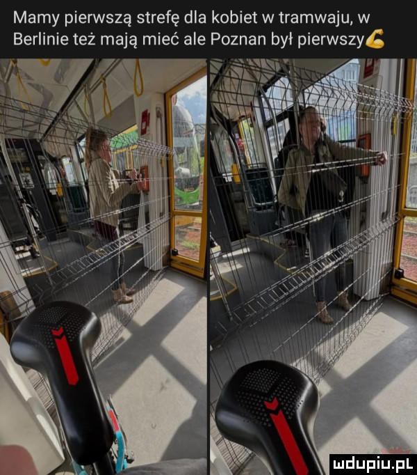 mamy pierwszą strefę dla kobiet w tramwaju w berlinie też mają mieć ale poznan był pierwszy