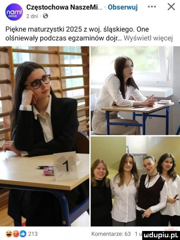 częstochowanaszemi obserwuj x fr x  piękne maturzystki      z woj. śląskiego. one olśniewały podczas egzaminów domr. wyśwen w ęc