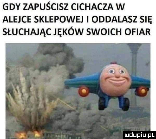 gdy zapuścisz cichacza w alejce sklepowej oddalasz sna słuchając jęków swoich ofiar