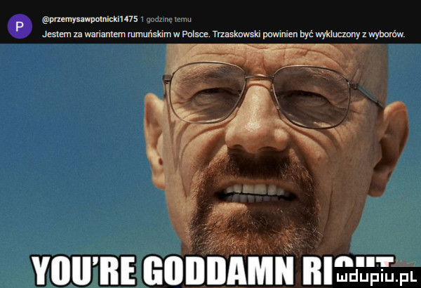 dmmyﬂwpmnlckllﬂs   m w. jasiem za wanzmem rumuńsklmw polsce trzasknwskl pawan być wymcmny z wyborów p iii