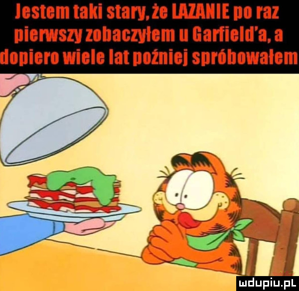 listem laki slam lalaiiie no raz ilignlslv zobaczylem ll garfielda. a i ouiero wiele lat nnźniei sprobowalem x cx nr j r     y.      j. i