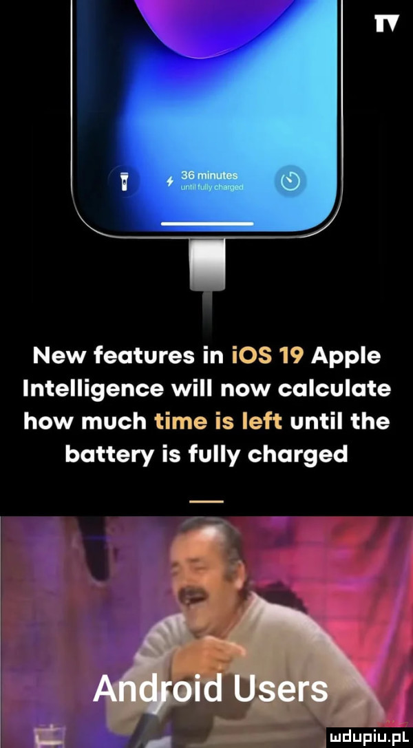 naw features in ios    ample intelligence will now calculate hiw much time is lift until tee bartery is fuldy charged l deupqul
