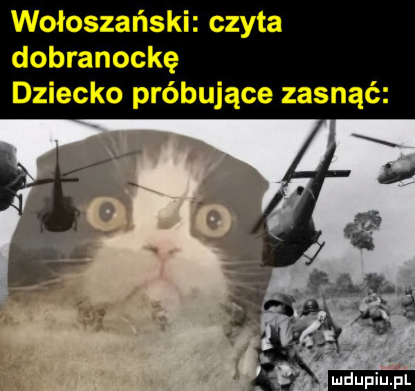 wołoszański czyta dobranockę dziecko próbujące zasnąć