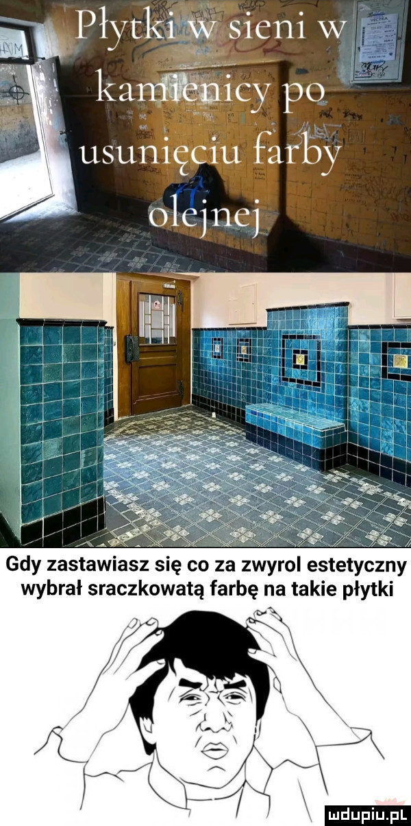 płytk j m w gdy zastawiasz simco za zwyrol estetyczny wybral sraczkowatą farbę na takie płytki