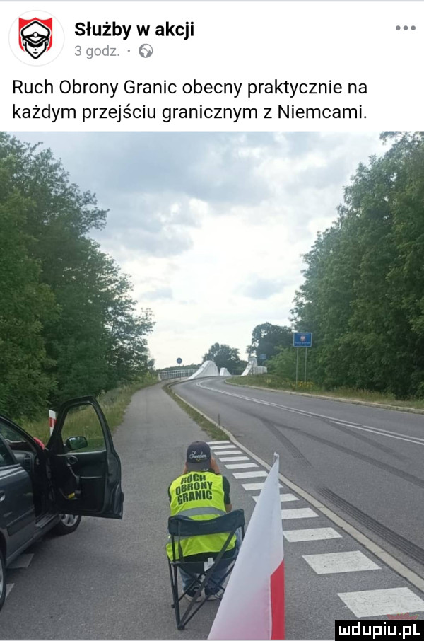 ruch obrony granic obecny praktycznie na każdym przejściu granicznym z niemcami