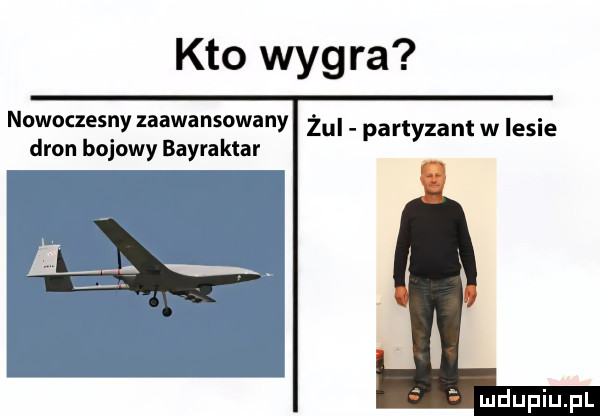 kto wygra nowoczesny zaawansowany żui partyzant w lesie dron bojowy bayraktar