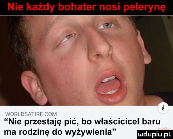 wdrldsatwre qm nie przestaję pić bo wlascicicel baru ma rodzinę do wyżywienia