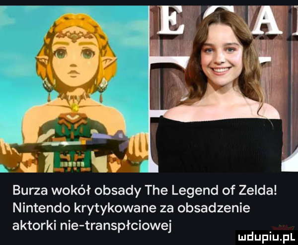 burza wokół obsady tee legend of zelda nintendo krytykowane za obsadzenie aktorki nie transpłciowej