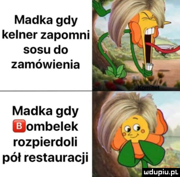 sosu do zamówienia madka gdy ombelek rozpierdoli pał restauracji