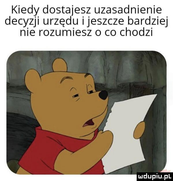 kiedy dostajesz uzasadnienie decyzji urzędu ijeszcze bardziej nie rozumiesz o co chodzi