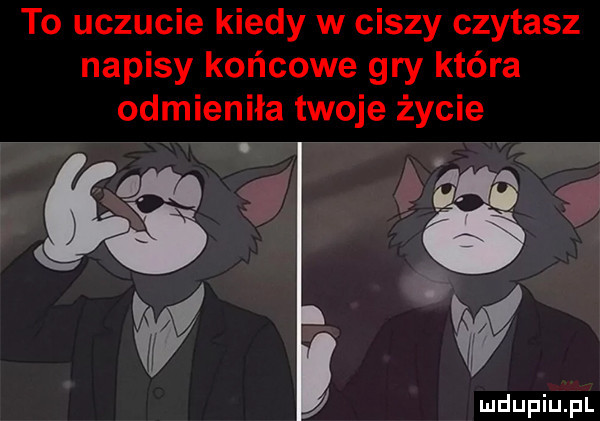 to uczucie kiedy w ciszy czytasz napisy końcowe gry która odmieniła twoje życie