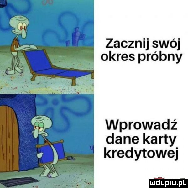 zacznij swój okres próbny wprowadź dane karty kredytowej