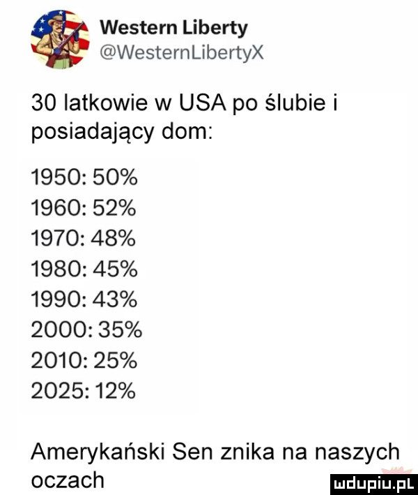 western liberty westemlibertyx    iatkowie w usa po ślubie i posiadający dom                                                                 amerykański sen znika na naszych oczach