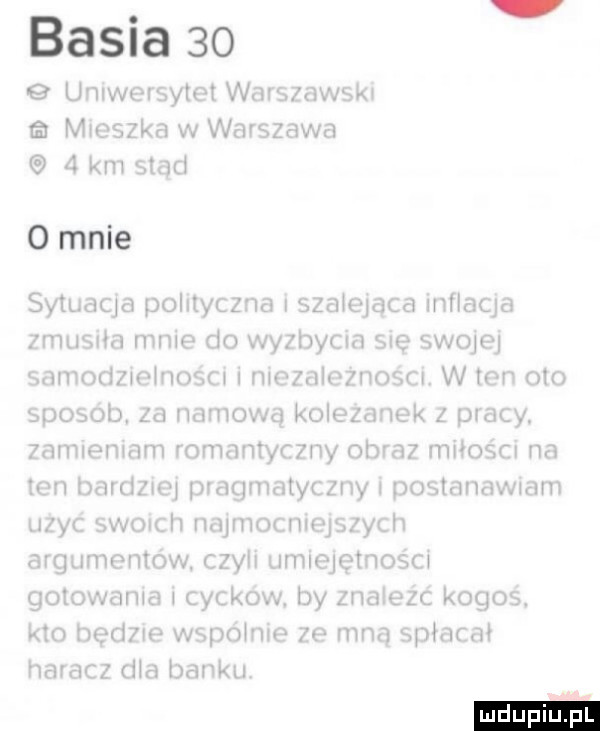 basia    o mnie ludu iu. l