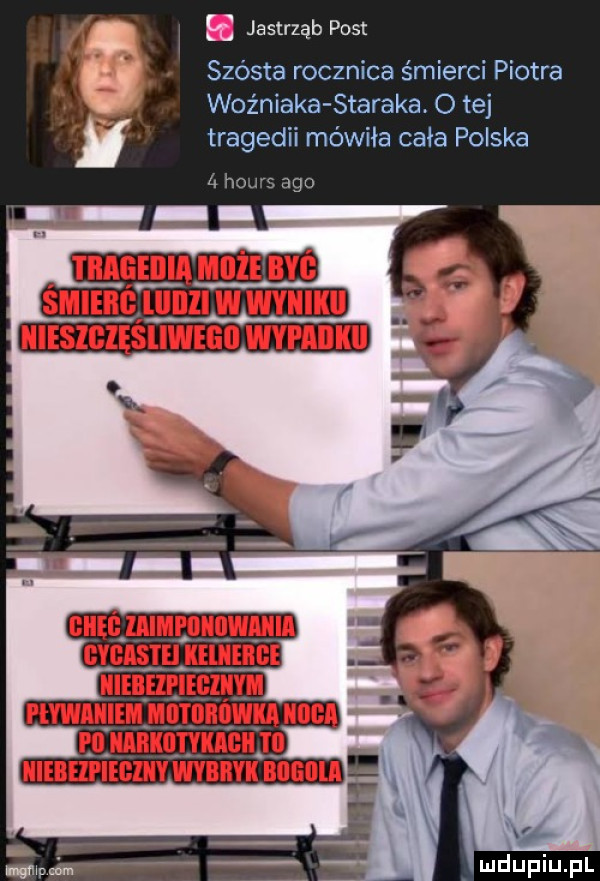jastrząb post szósta rocznica śmierci piotra wożniaka staraka. o tej tragedii mówiła cała polska