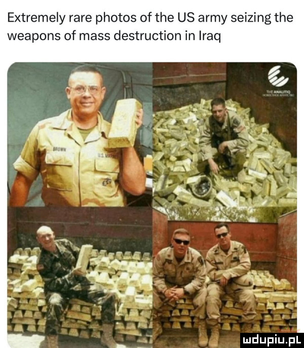 extremely rabe phobos of tee us admy sejzing tee weapons of mess destruction in iraq