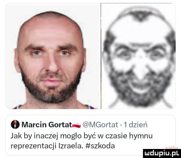 marcin gortat mgortat   dzień jak by inaczej mogło być w czasie hymnu reprezentacji izraela. szkoda ludu iu. l