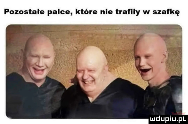 pozostale palce które nie trafiły w szafkę