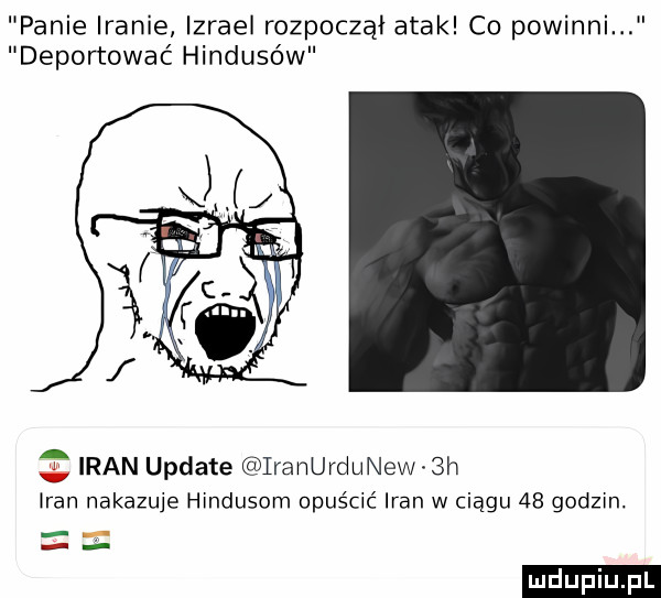i panie iranie izrael rozpoczął atak co powinni deportowac hindusów iran update iranurdunew  h jean nakazuje hindusom opuścić iran w ciągu    godzin