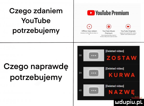 czego zdaniem nvoutube premium youtube potrzebujemy a mam a nosal czego naprawdę bmw. potrzebujemy e demeawaeol