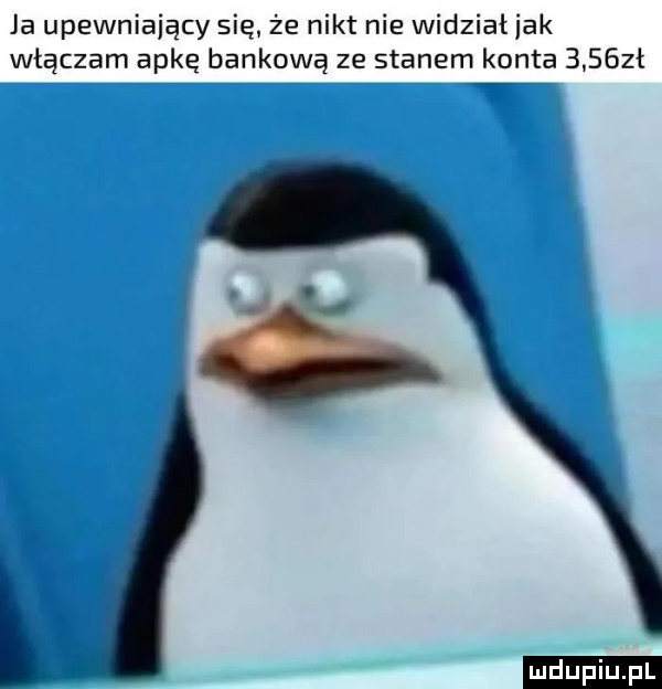 ja upewniający się że nikt nie widziat idk włączam epkę bankową ze stanem konta      ł ludu iu. l
