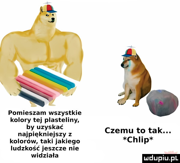 pomieszam wszystkie kolory tej plasteliny by uzyskać najpiękni say z kolorów. taki jakiego iudzknść jeszcze nie widziała é czemu to tak. chlip