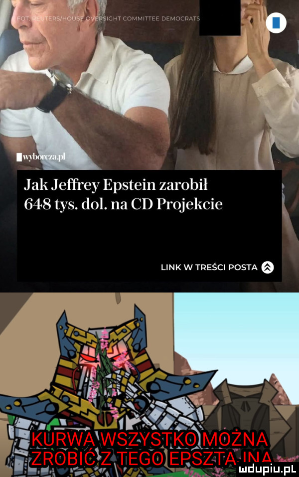 jak jeffrey epstein zarobił     tys. dol. na cd projekcie ł link w treści posta  . iudupiujulz