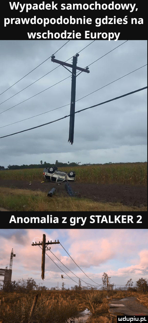 wypadek samochodowy prawdopodobnie gdzieś na wschodzie euro