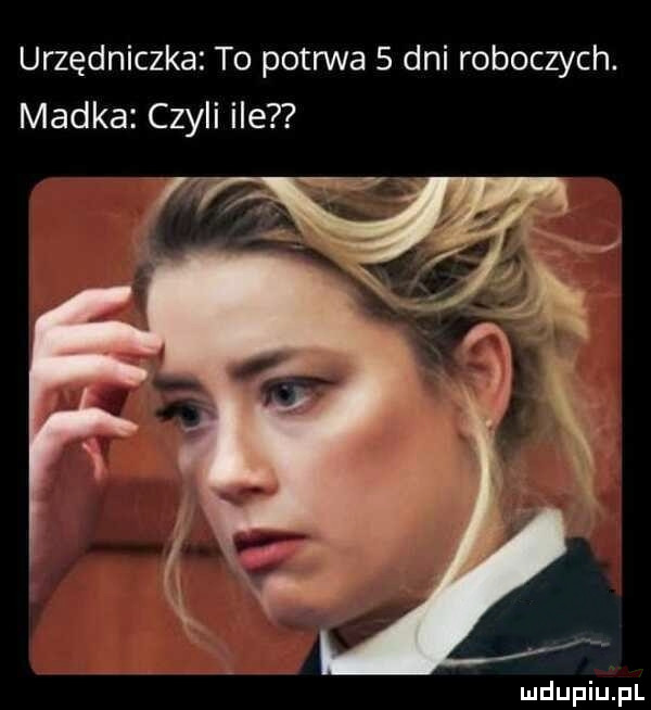 urzędniczka to potrwa   dni roboczych. madka czyli ile