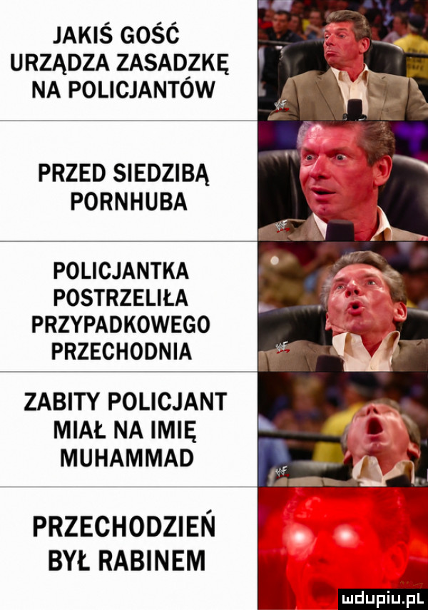 jakiś gość urządza zasadzkę na policjantow przed siedzibą pornhuba policjantka postrzeliła przypadkowego przechodn ia zabity policjant miał na imię muhammad przechodzien był rabinem