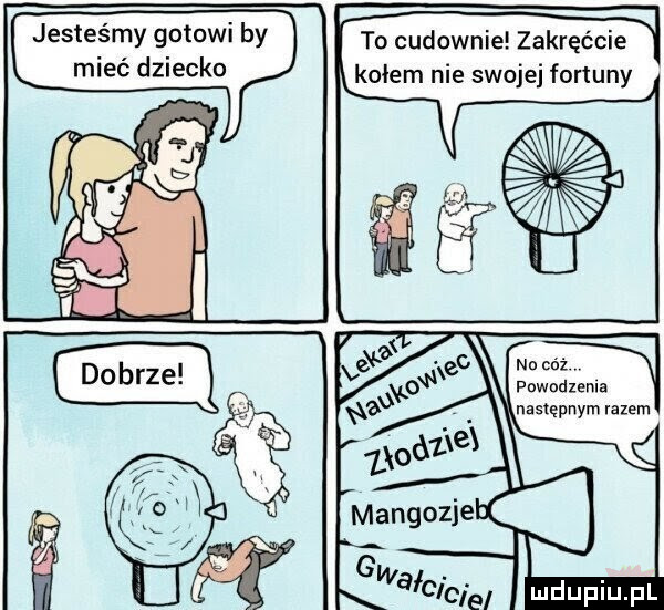 jesteśmy qotowi by to cudownie zakręćcie mieć dziecko kołem nie swoje fortuny pawndzenla następnym razem