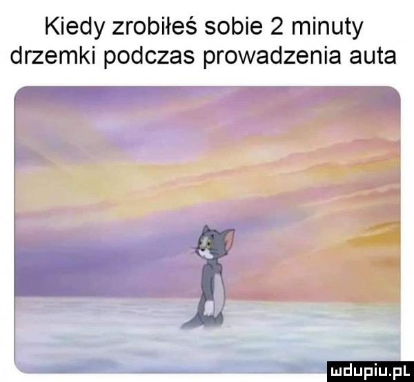 kiedy zrobiłeś sobie   minuty drzemki podczas prowadzenia auta ludu iu. l