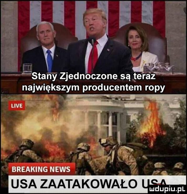 li i i staw zjednoczone są ter śz ll największym producentem ropy breakingnews usa zaatakowało i l