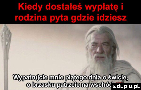 kiedy dostałeś wypłatę i rodzina pyta gdzie idziesz wypatrujcie ieee jm świcie k            eęwschóc ludupiu. pl