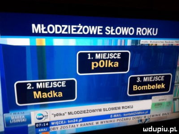 młodzieżowe słowo roku i umil u u. miejsce polka fl amuse j