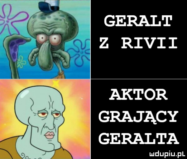 geralt z rivi i aktor grający geralda