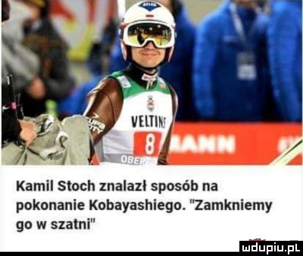 kamil stoch znalazł sposób na pokonanie kobayashiego. zamkniemy go w saami e