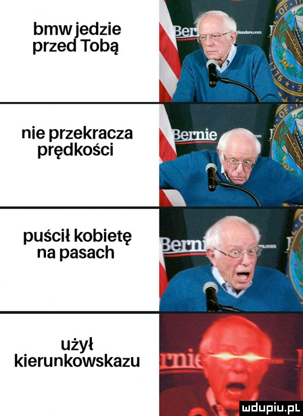 bmw edzie prze tobą nie przekracza prędkości puścił kobietę. na pasach użył kierunkowskazu