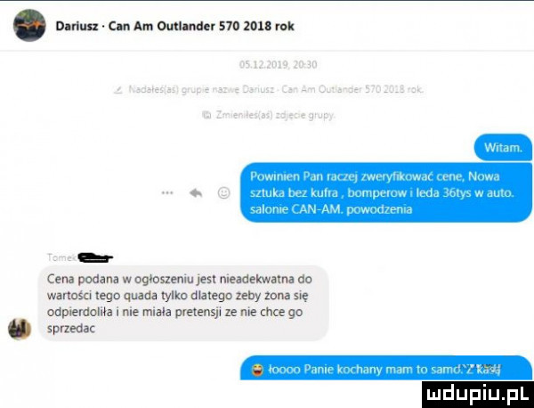 dam cgi am out mr          rok m w. abakankami cena podana wowszeuiu jest nieadekwnna do wartośc ieqo quada tylko danego zeby zone się odpimoma i nie miała mens ze me chce go svrzedac