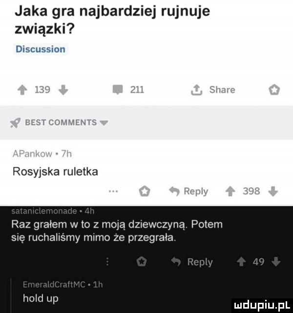 jaka gra najbardziej rujnuje związki ddu ps l   h rosyjska ruletka raz grałem w to z moją dziewczyną potem się ruchaliśmy mimo ze przegrała