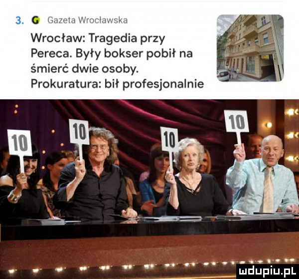 wt. mi wrocław tragedia przy pereca. były bokser pobił na śmierć dwie osoby. prokuratura bił profesjonalnie v u. abakankami