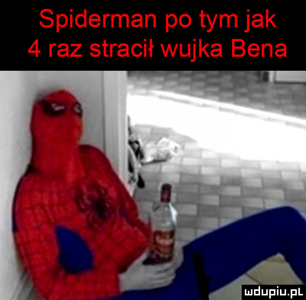 spiderman po tym jak   raz stracił wujka bena