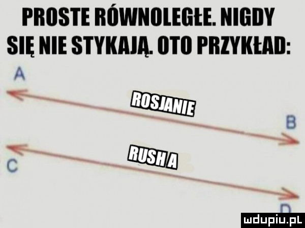 proste bównllleliłe. nigdy się nie stykała.  t  przykład a mmm vcd