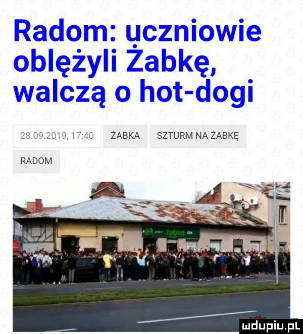 w  u zabka szturm na żabkę