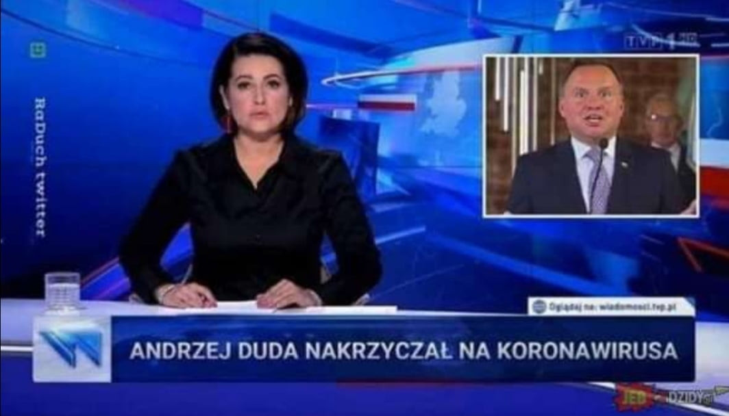 unum uanavu andrzej duda nakrzyczał na koronawirusa