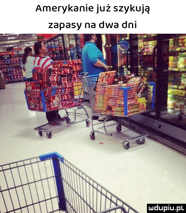 amerykanie już szykują zapasy na dwa dni na w. g. w